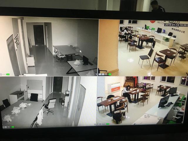 餐厅视频监控系统改造升级,POE单独供电,安全监控无死角!